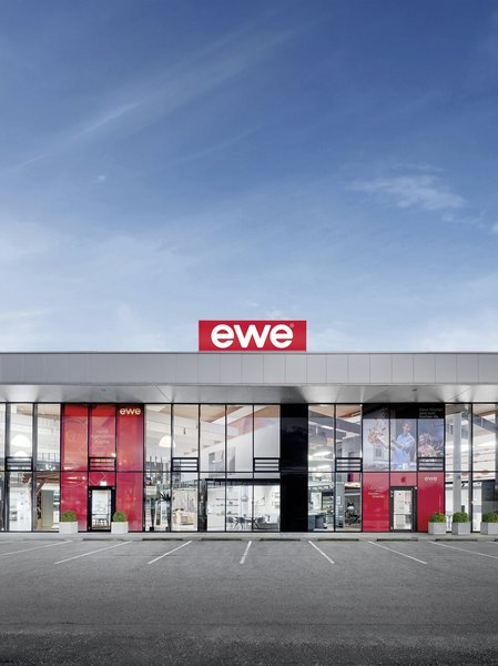 Außenansicht vom ewe Küchenschauraum in Pasching